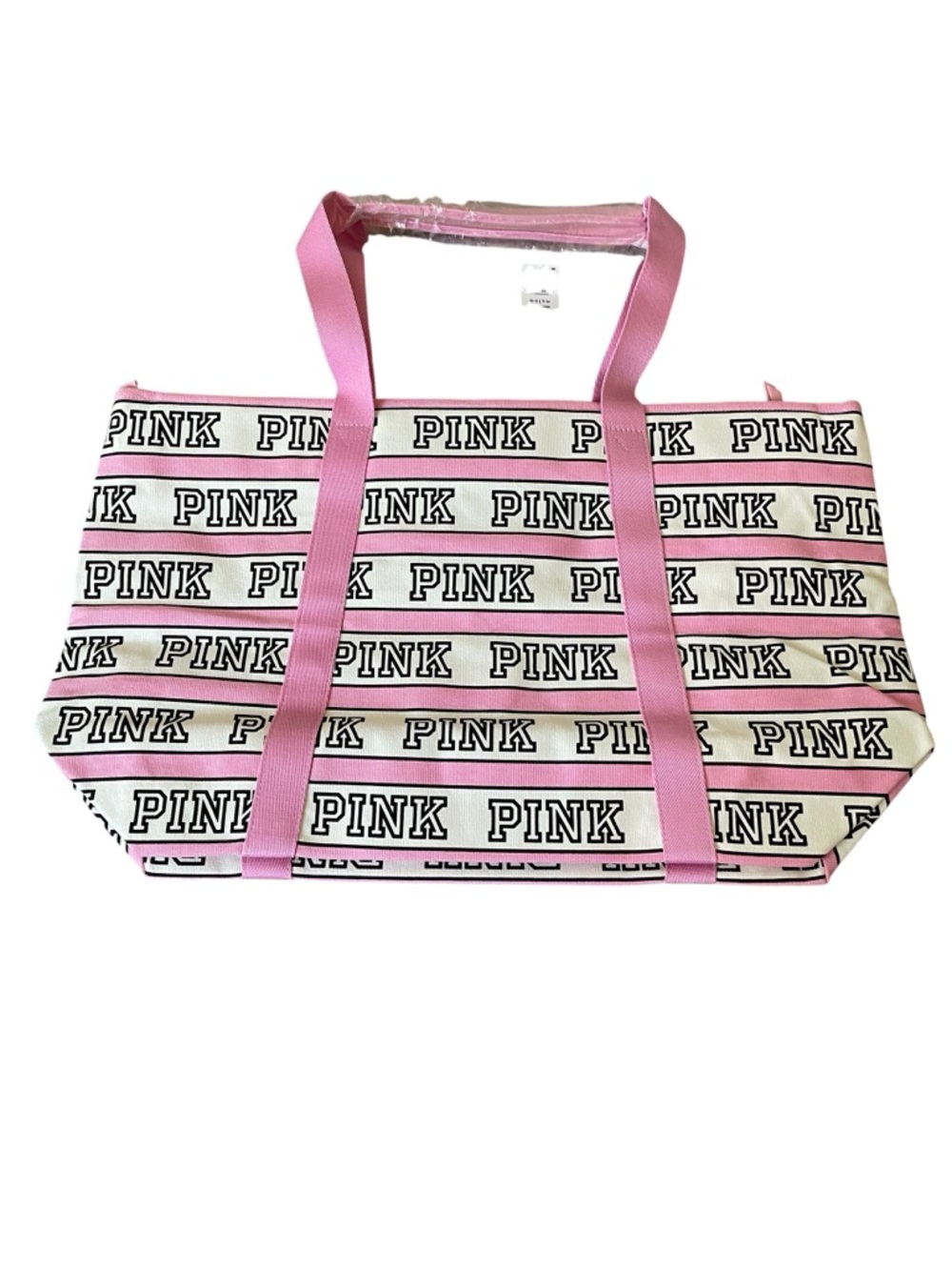 NWT•PINK Victoria’s Secret Branded Tote Bag. Measurements in pictures.